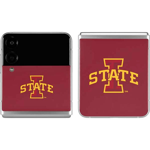 Iowa State University Primary Logo Galaxy Z Flip4 5G Skin